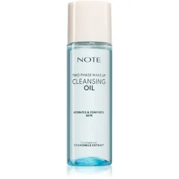 Note Cosmetique Two Phase Cleansing Oil demachiant bifazic rezistent la apa pentru buze si ochi