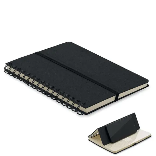 Notebook A5 cu suport pentru te Notebook A5 cu suport pentru te