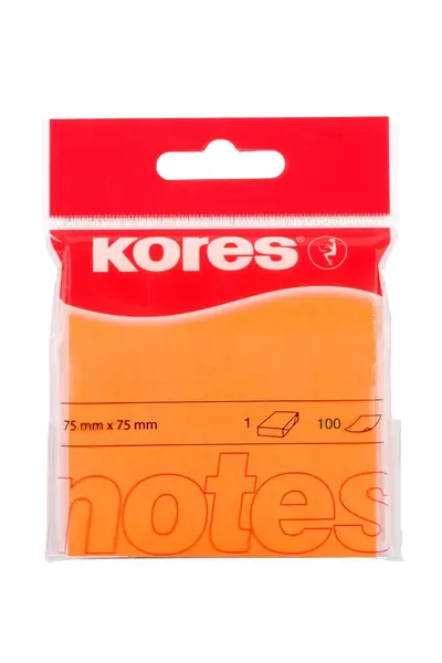 Notes adeziv 75 x 75 mm portocaliu neon 100 file Kores Notes adeziv 75 x 75 mm portocaliu neon 100 file Kores