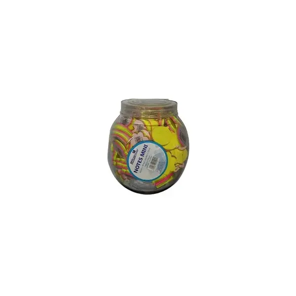 Notes adeziv Office Cover, 45 x 45 mm, 3 culori, 4 forme, borcan 100 bucati