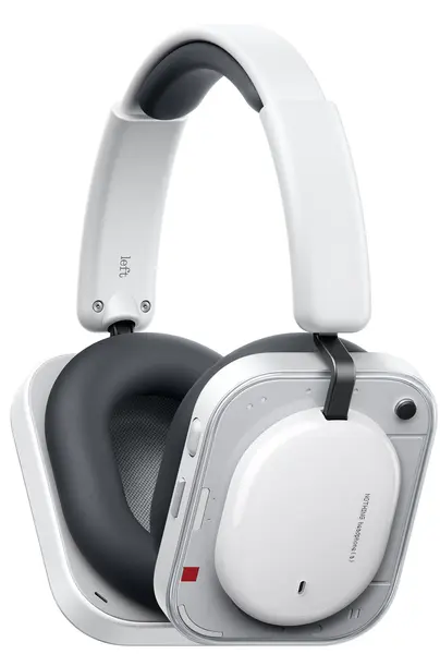 Nothing - căști wireless cu microfon, Headphone a, ANC, albe