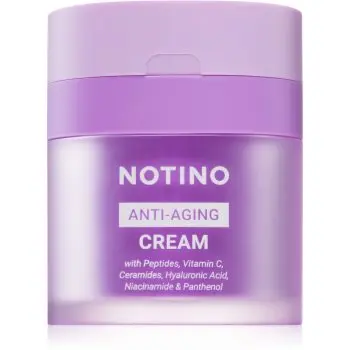 Notino Anti-Aging Cream with Peptides, Vitamin C, Ceramides, Hyaluronic Acid, Niacinamide & Pantheno crema de zi si de noapte împotriva îmbătrânirii pielii