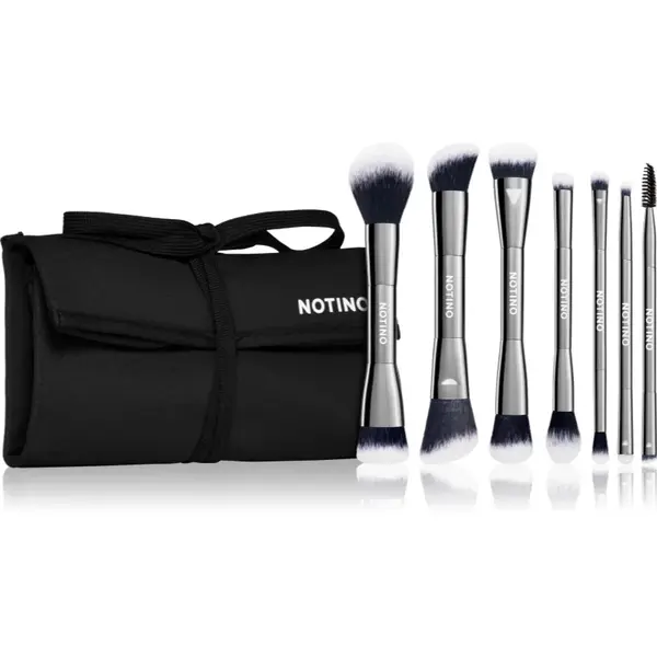 Notino Dual-End Make-Up Brush Set set perii machiaj 7 buc