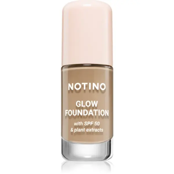 Notino Foundation Glow foundation with SPF 50 & plant extracts make-up pentru luminozitate SPF 50 02 Light Medium Neutral 30 ml
