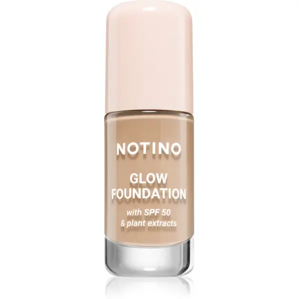 Notino Glow Foundation With SPF 50 & Plant Extracts make-up pentru luminozitate SPF 50 02 Light Neutral 30 ml