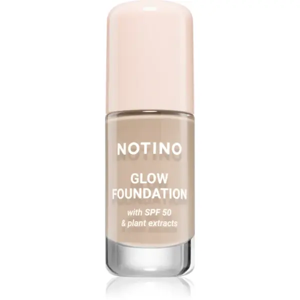 Notino Glow Foundation With SPF 50 & Plant Extracts make-up pentru luminozitate SPF 50 01 Fair Neutral 30 ml