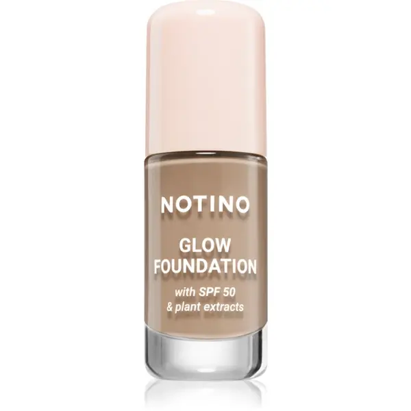 Notino Glow Foundation With SPF 50 & Plant Extracts make-up pentru luminozitate SPF 50 01 Light Medium Cool 30 ml
