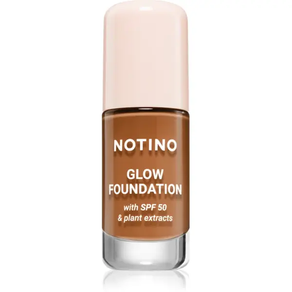 Notino Glow Foundation With SPF 50 & Plant Extracts make-up pentru luminozitate SPF 50 01 Deep Cool 30 ml