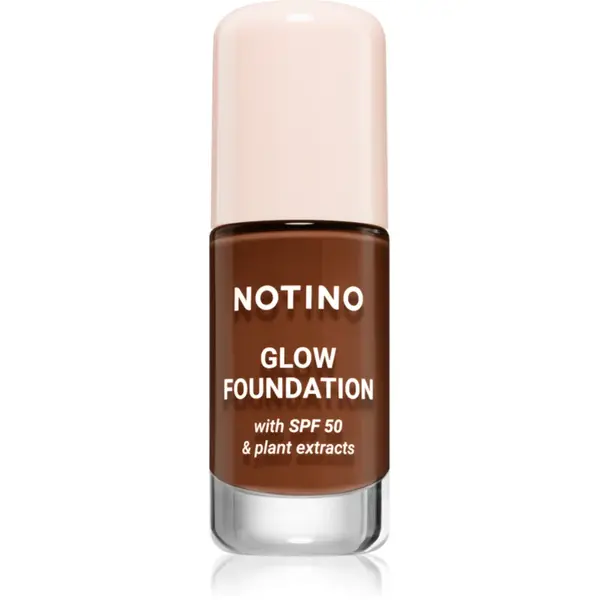 Notino Glow Foundation With SPF 50 & Plant Extracts make-up pentru luminozitate SPF 50 02 Deep Cool 30 ml
