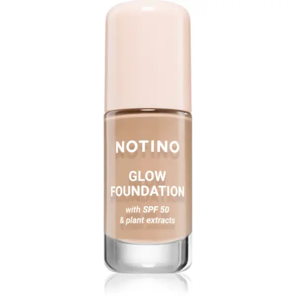 Notino Glow Foundation With SPF 50 & Plant Extracts make-up pentru luminozitate SPF 50 01 Light Cool 30 ml