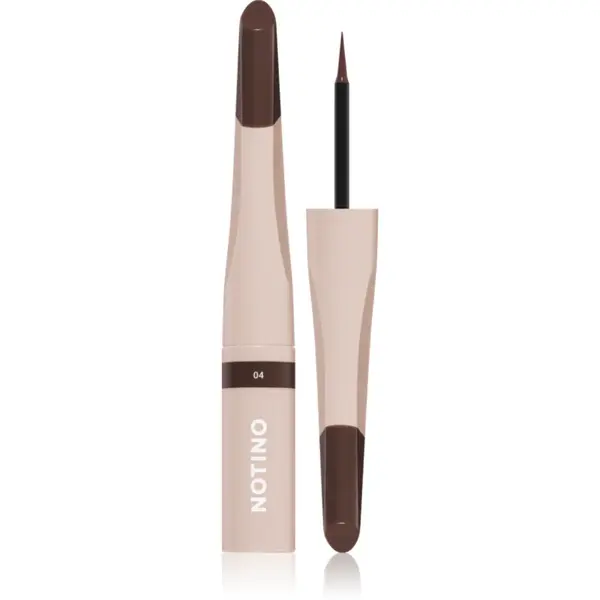 Notino Serum-Infused Lifeproof Eyebrow Liner eyeliner lichid cu ser pentru sprâncene 04 Dark Brown 2.8 ml
