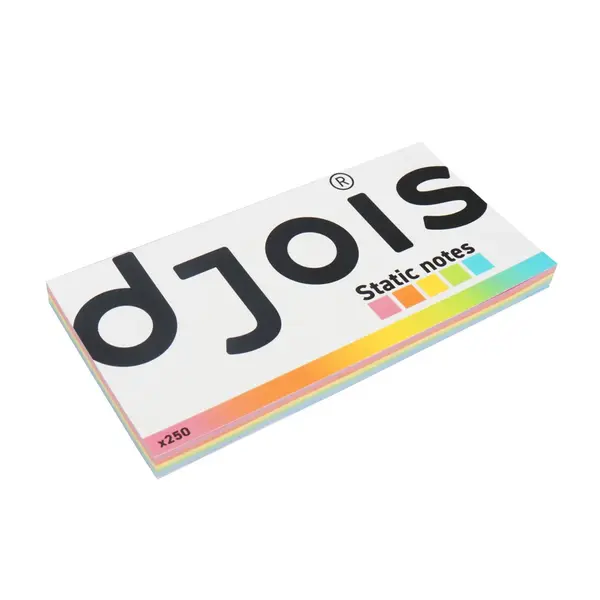 Notite adezive electrostatice Djois 5 culori 250 file diverse dimensiuni Notite adezive electrostatice Djois 5 culori 250 file diverse dimensiuni 200x100mm