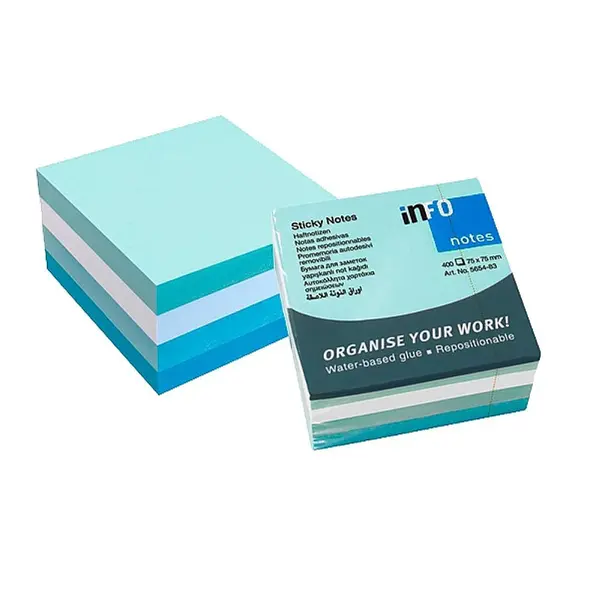 Notite adezive Info Notes Iceland 75 x 75 mm 400 file Notite adezive Info Notes Iceland 75 x 75 mm 400 file