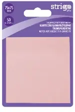 Notite Adezive Strigo 75A 75 mm, Roz Pastel, 50 File