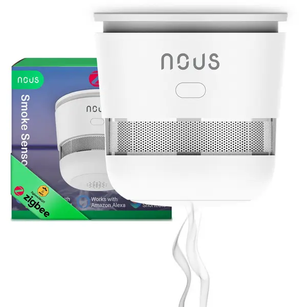 Nous Dispozitiv Smart Home Nous, Conectivitate Wi-Fi, Control aplicatie mobila, Compatibil Google Assistant si Amazon Alexa