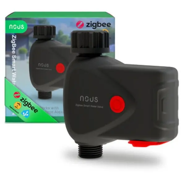 Nous Electrovalva Smart cu Temporizator NOUS L14, Zigbee 3.0, frecventa 2400 - 2484 GHz, IP66