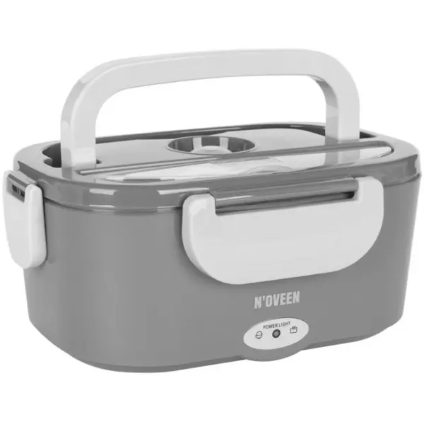 NOVEEN Cutie electrica pentru incalzirea pranzului, N'Oveen, PVC, 1.6 l, Gri