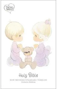 Nrsvce, Precious Moments Bible, White, Leathersoft, Comfort Print: Holy Bible - Catholic Bible Press