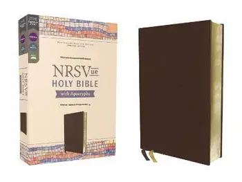 NRSVue, Holy Bible with Apocrypha, Leathersoft, Brown, Comfort Print/Zondervan
