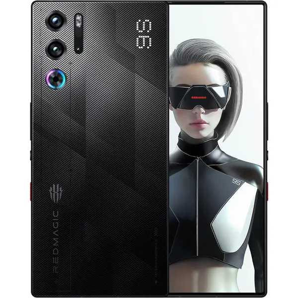 NUBIA Telefon mobil Nubia RedMagic 9S Pro Sleet, 17.3 cm (6.8), 12 GB RAM, 256 GB, Dual SIM, Android 14, 5G, Negru