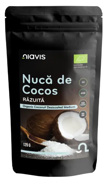Nuca de cocos razuita ecologica, 125g, Niavis