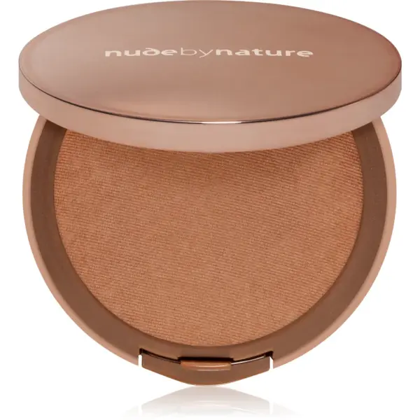 Nude by Nature Flawless Pressed Powder Foundation pudra compacta culoare N6 Olive 10 g