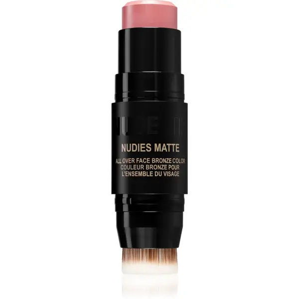 Nudestix Nudies Matte machiaj multifuncțional pentru ochi, buze și față culoare Sunkissed Pink 7 g