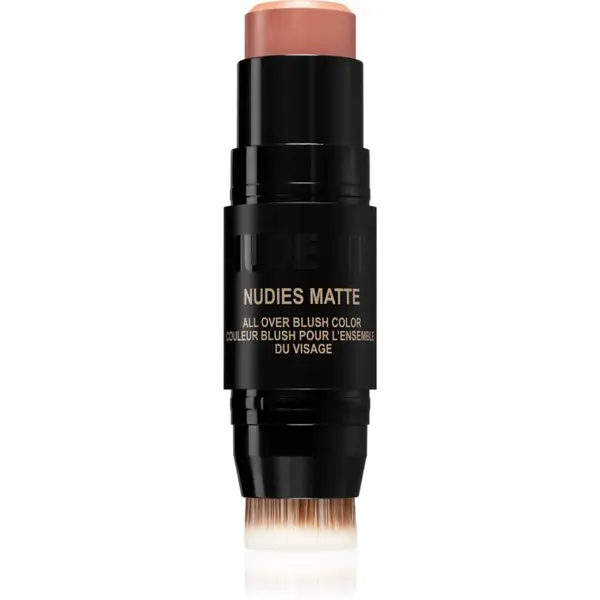 Nudestix Nudies Matte machiaj multifuncțional pentru ochi, buze și față culoare Nude Peach 7 g