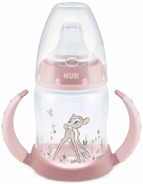 NUK First Choice Bottle - Bambi, TC, PP, cu duză pentru suc, 150 ml Bambi