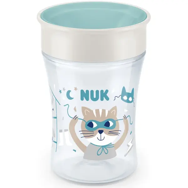 NUK Magic Cup ceasca cu capac 8m+ Green 230 ml