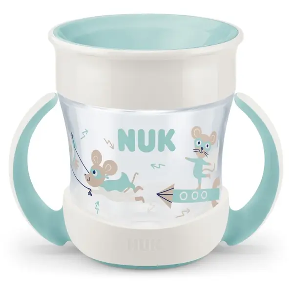 NUK Magic Cup Mini ceasca cu mânere 6m+ Green 1 buc