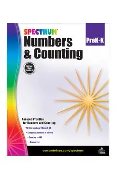 Numbers & Counting, Grades Pk - K - Spectrum