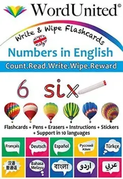 Numbers in English. Write & Wipe Flashcards/***