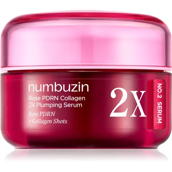 Numbuzin No. 2 Rose PDRN Collagen 2X Plumping Serum serum intensiv pentru fermitate cu efect de hidratare 30 ml