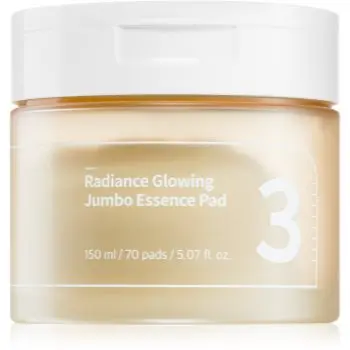 Numbuzin No. 3 Radiance Glowing Jumbo Essence Pad dischete de tonifiere pentru luminozitate si hidratare