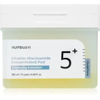 Numbuzin No. 5 Glutathione Vitamin Concentrated Toner Pad dischete de tonifiere pentru luminozitate si hidratare