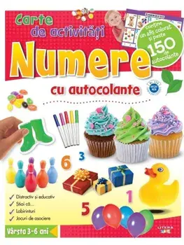 Numere. Carte de activitati cu autocolante/***