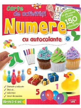 Numere. Carte de activitati cu autocolante/***