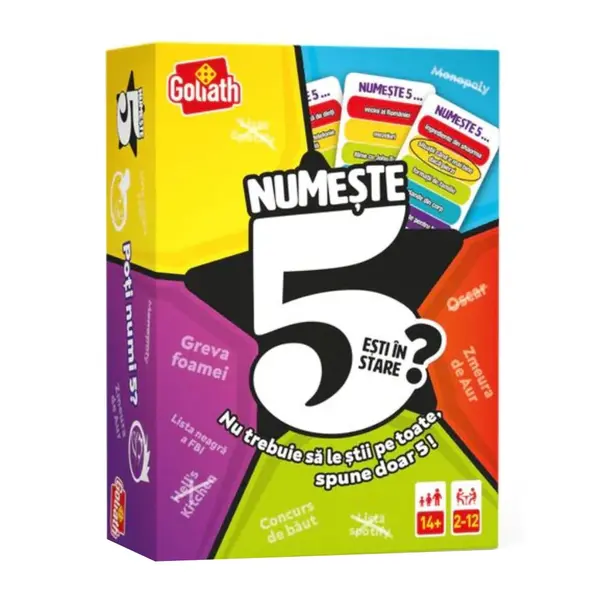 Numeste 5 Joc de Petrecere (limba romana)