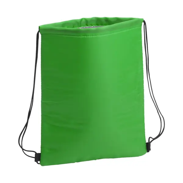 Nunat geantă drawstring termoizolantă - verde