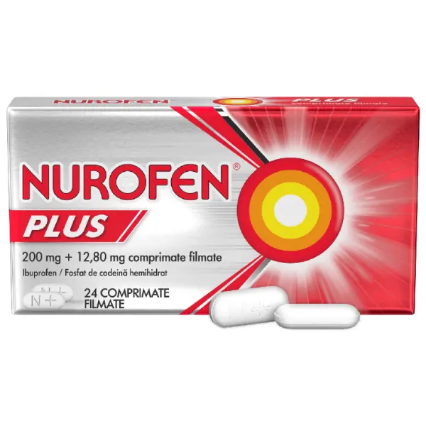 Nurofen Plus, Reckitt Benckiser | 24 comprimate