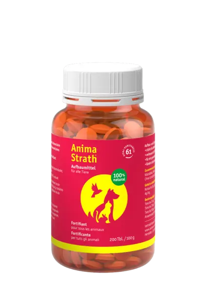 Nutraceutic natural pentru toate animalele Anima-Strath, 200 comprimate