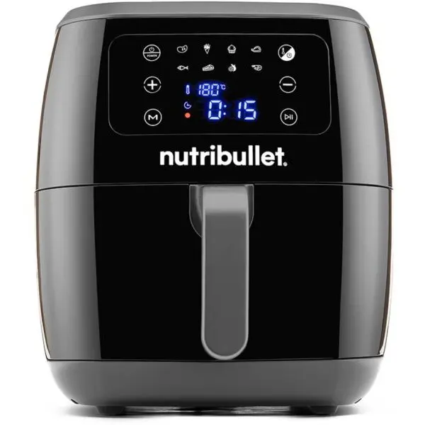 NUTRIBULLET Airfryer Nutribullet XXL, Digital Air Fryer 0C12500002, 1800W, 7L, 1,4kg, 8 programe presetate, negru