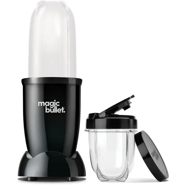 NUTRIBULLET Blender Nutribullet Magic Bullet MBR06B, 200W, Cupa de 560ml, Cupa 355ml, Usor de utilizat, Design simplu si compact, Usor de curatat, Negru