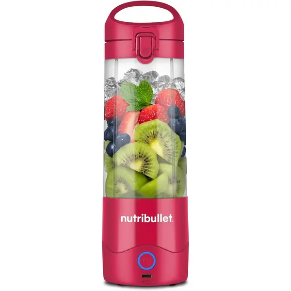 NUTRIBULLET Blender portabil NUTRIBULLET NBP003MA, 0.475l, 1 treapta viteza, USB-C, Magenta