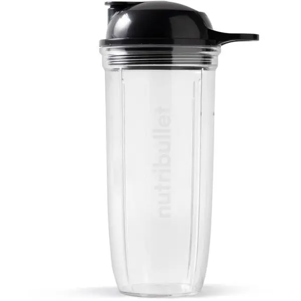 NUTRIBULLET Cana cu capac nutribullet ANBC32DL - AS00002872, 900ml, Pentru Blender Combo, Pro 1000, Select, Smart Touch si Triple Prep System