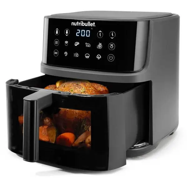 NUTRIBULLET Friteuza NUTRIBULLET CrispLite Vision, 2000W, 8L, Negru