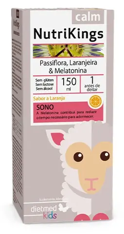 Nutrikings Calm Sirop pentru copii, portocală, 150 ml, Dietmed