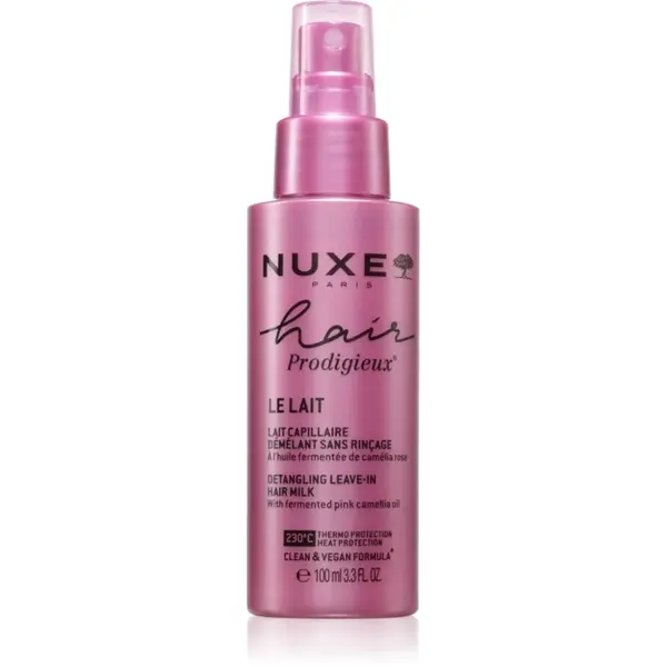 Nuxe Hair Prodigieux Le Lait lapte pentru par ce nu necesita clatire pentru par usor de pieptanat 100 ml