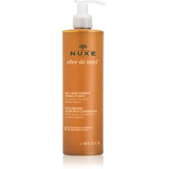 Nuxe Rêve de Miel Face and Body Ultra-Rich Cleansing Gel gel de curățare pentru piele uscata si sensibila